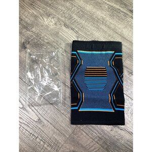 Knee Compression Sleeve M Support Brace Sports & Recovery Black Blue Design new